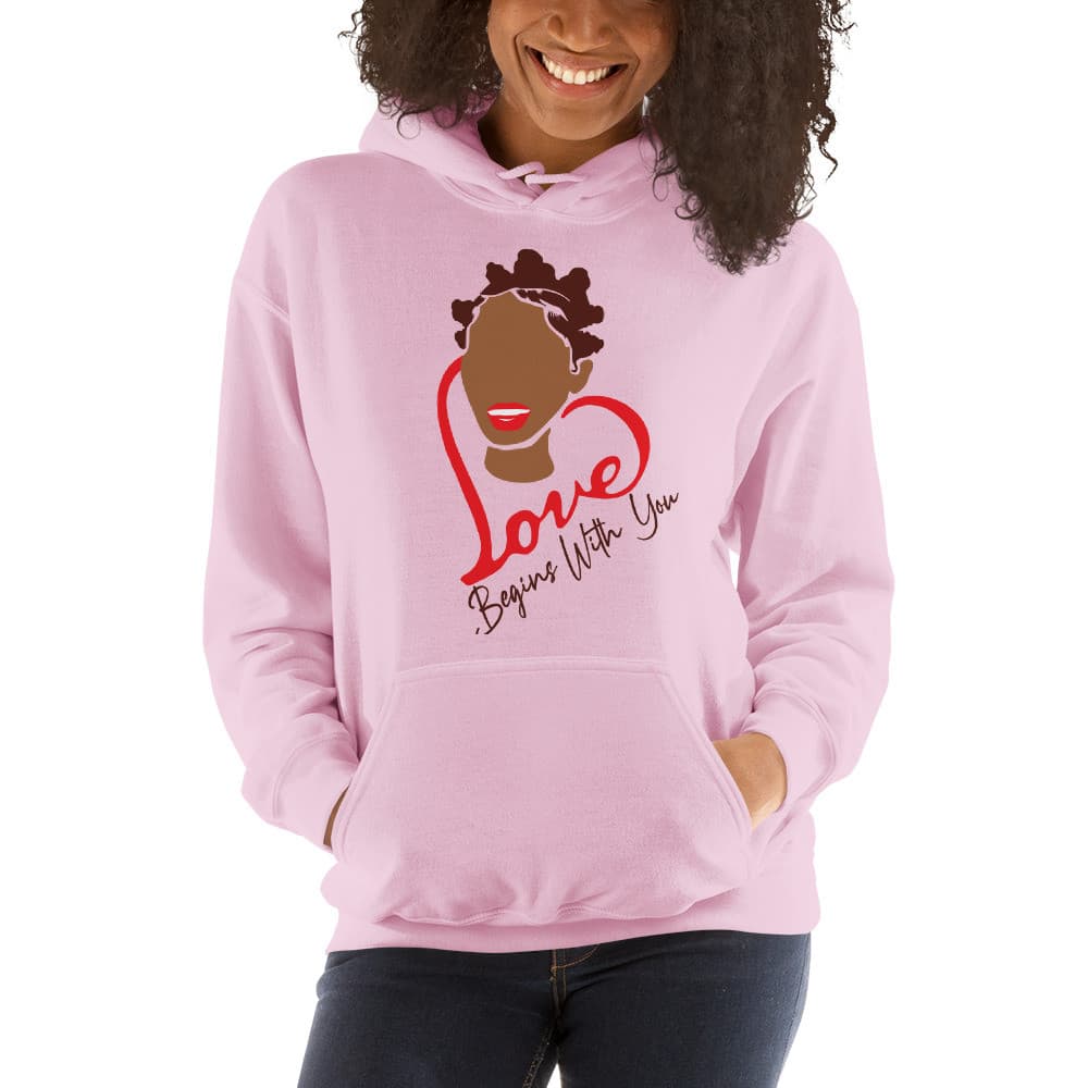 "Love Begins With You" Unisex Hoodie